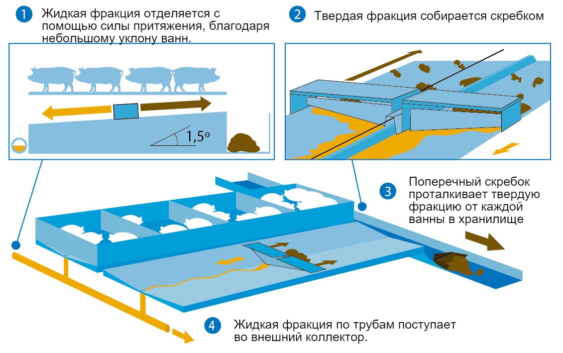 Система TRAC: вариант сокращения выделения аммиака - Статьи - pig333.ru, от  фермы к рынку